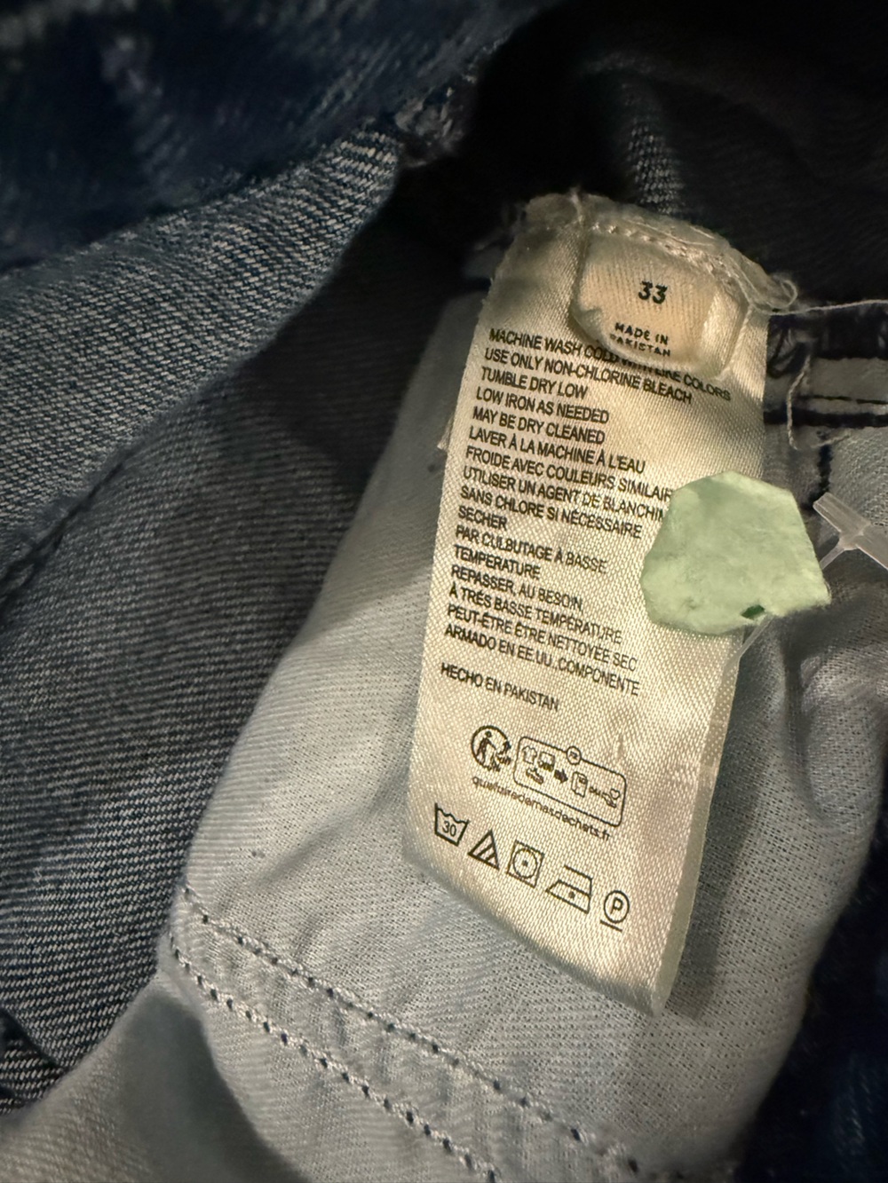 Pilcro Mid-Blue Wide Leg Jeans - Picture 5 of 8